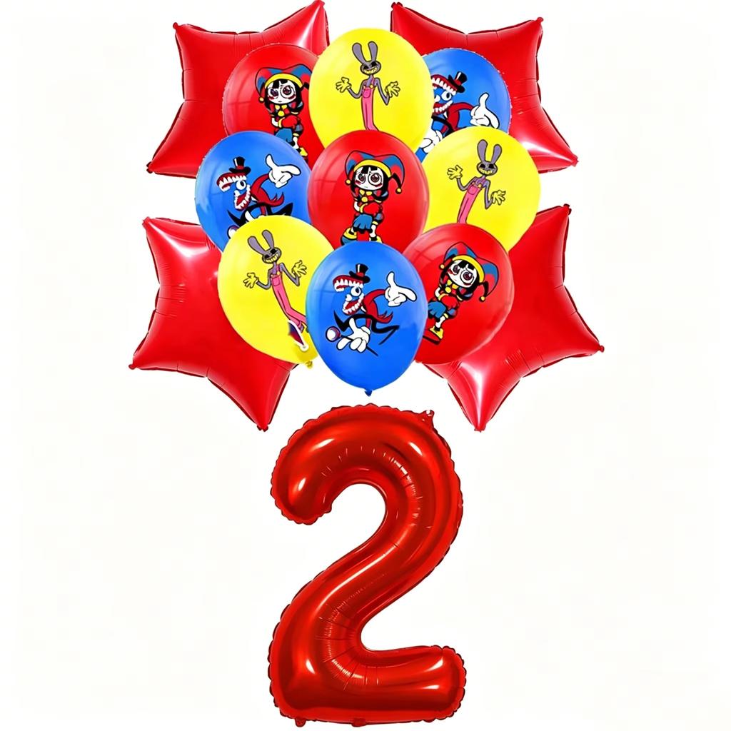 Cartoon Amazing Circus Theme Birthday Party Decorations Cute Balloons Plates Banner Tableware Set for Baby Shower Party Favors