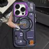 Luxury Circuit Label Phone Case For IPhone 17 17E 16E 16 15 14 13 12 11 Pro Max 16 Plus Bumper Shockproof Hard Cover Cases