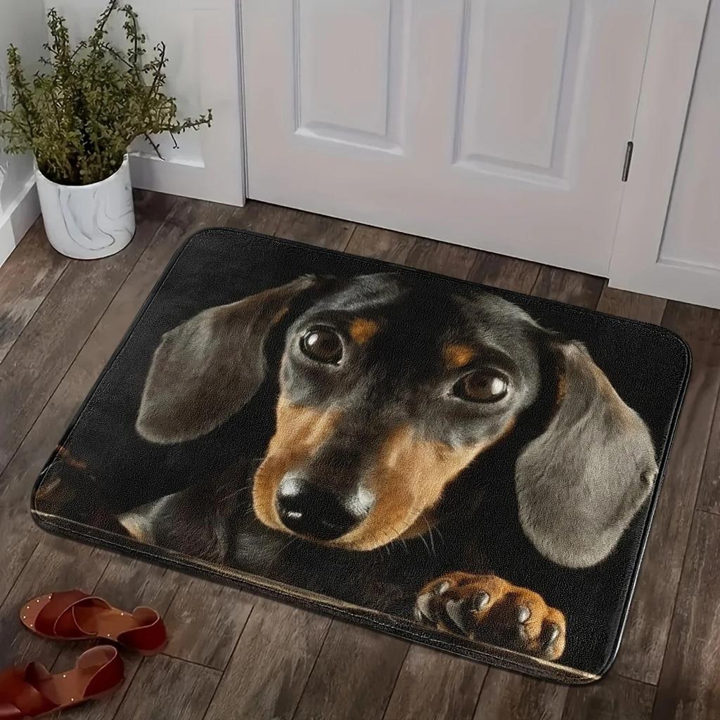 Retro Floor Mat Bathroom Dirt Resistant Foot Mat Anti Slip and Easy To Maintain Door Mat