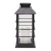 2Pcs Solar Hanging Lantern Candle Design LED Solar Outdoor Light Decor for Pathway Yard Lawn