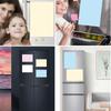 Fridge Magnetic Whiteboard Film Magnetic Fridge Memoboard 297x210mm 420x297mm Magnetic Writing Board for Kitchen Office