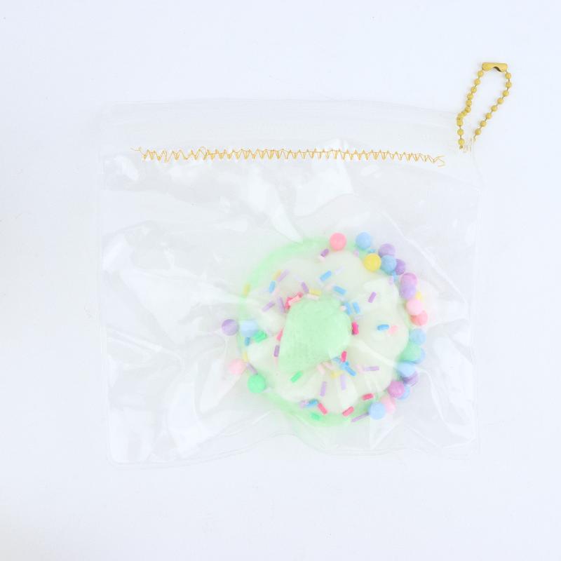 Stress Relief Pinch Ball Simulated Milk Cake Slow Rebound Maltose Squeeze Toy for Adults Kids Birthday Gift Idea