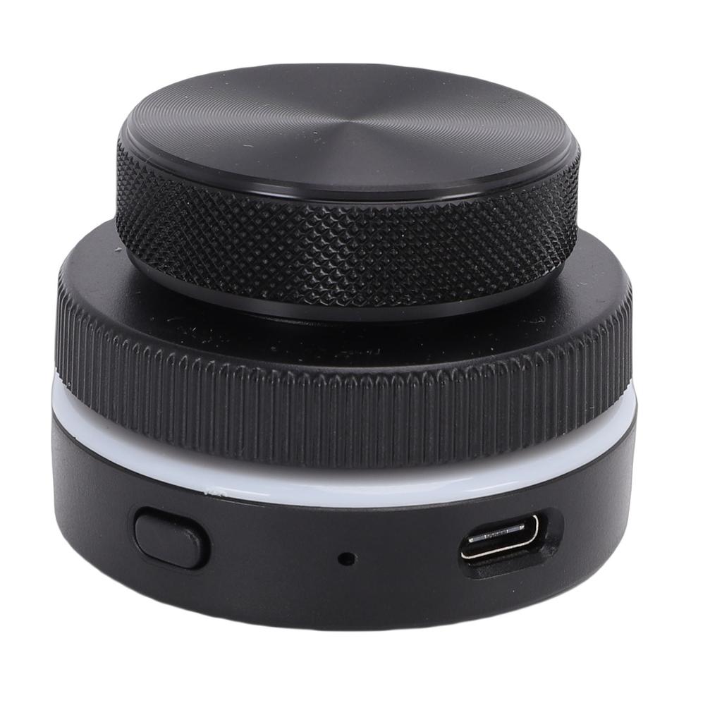 Custom Rotary Knob with RGB Light Dual Knobs Page Turning Volume Controller 2.4G BT USB C Connection Support for