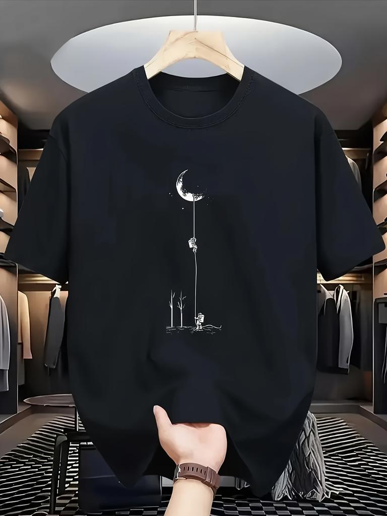 Unisexs Summer Casual Short Sleeve Tshirt With Print Breathable Round Neck Tee Unisex Streetwear Tops 2026 Graphic Pullovers