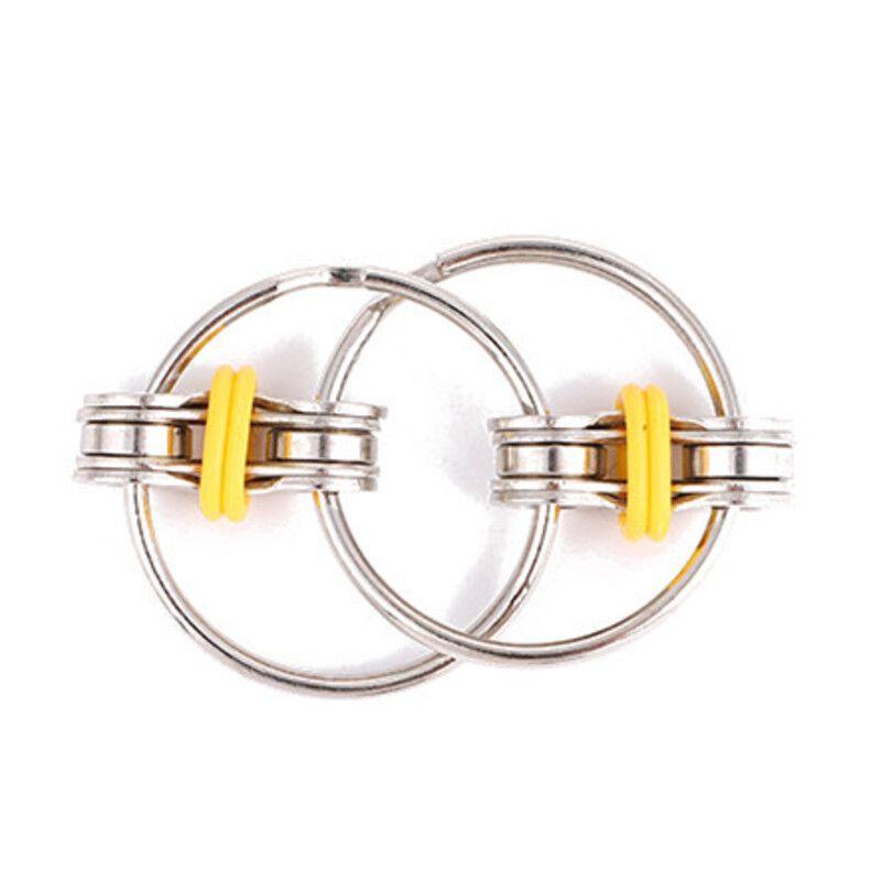 Charming Autism Adhd Anti-stress Adult Toys Key Ring Hand Bearing Tri-spinner Toy