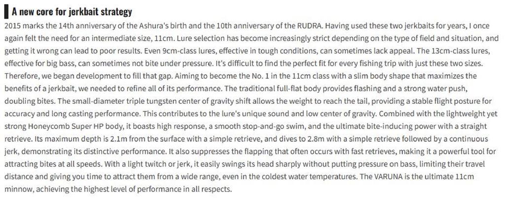 OSP Varuna 110 SP Suspend Minnow Köder H-23 (7706)