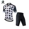 1 Mens Cycling Jersey Shorts Set Breathable Quick-Dry Performance Wear Road Bike Outdoor Sport