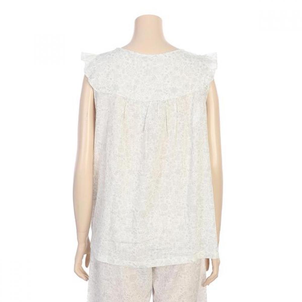 Barbara Women S Crepe Print SleeveleSS Homewear wp4629S