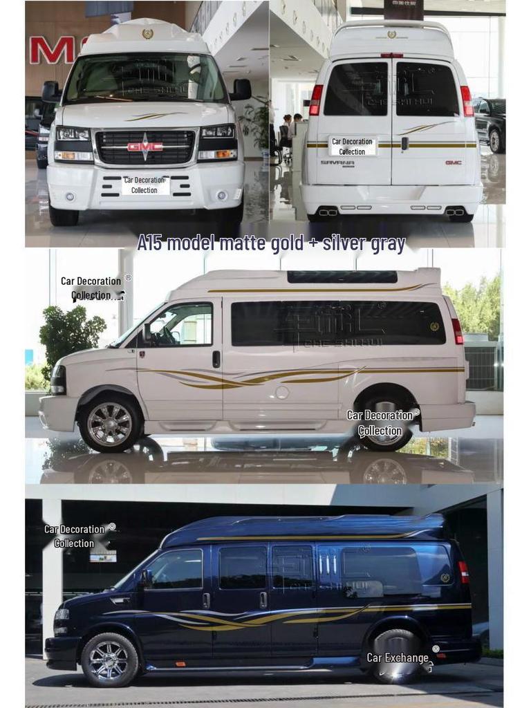 GMC Savana Business Star Decorative Car Stripes Decals