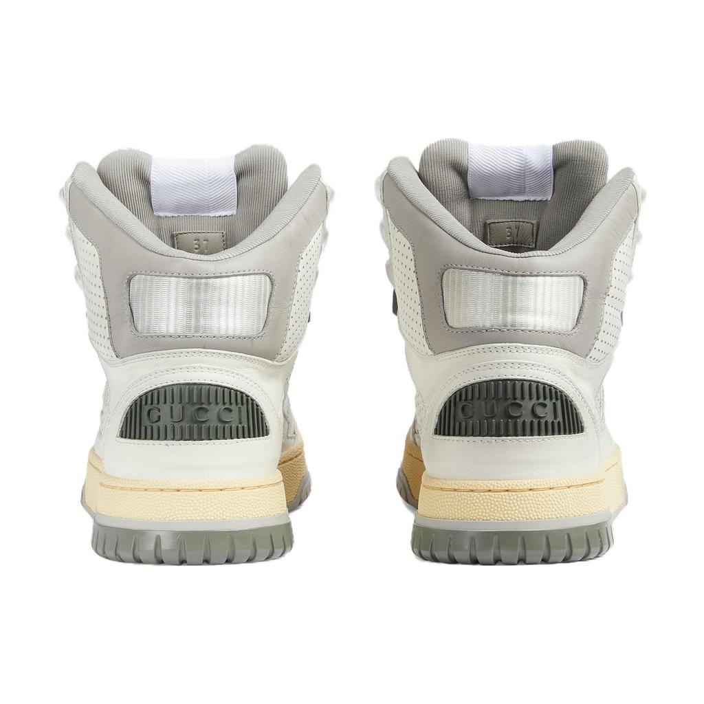 Gucci Wmns High Top Trainer 'Distressed Effect - Off White' Women's 765437 AACV6 9161