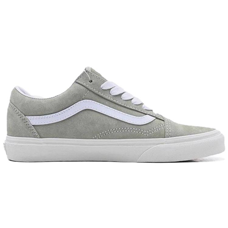 Vans Unisex Old Skool Low-Top Sneakers Gray/Green Men's VN0A5KRFB32