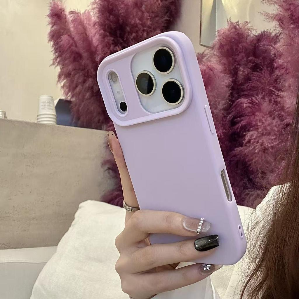 Thickened Liquid Silicone Case for iPhone 17PM – Simple, Colorful & Solid