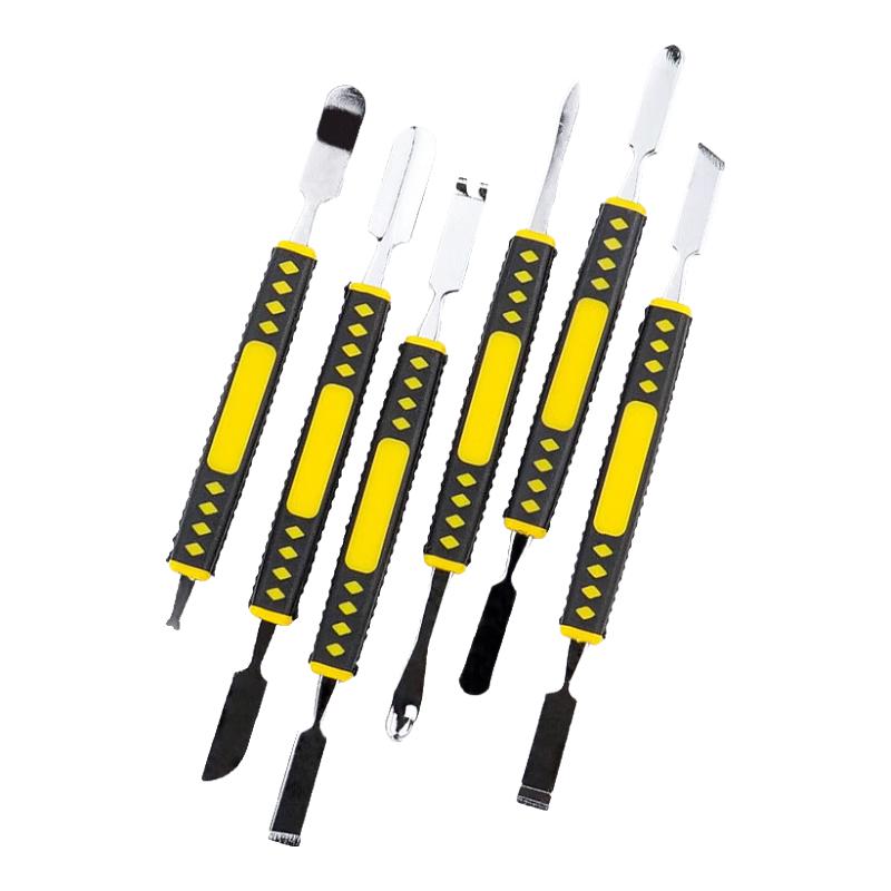 HESDIGE 6-Piece Metal Pry Bar Tool Set Standard