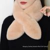 Imitation Mink Rabbit Fur Plush Scarf - Korean Style Children's Winter Neck Warmer