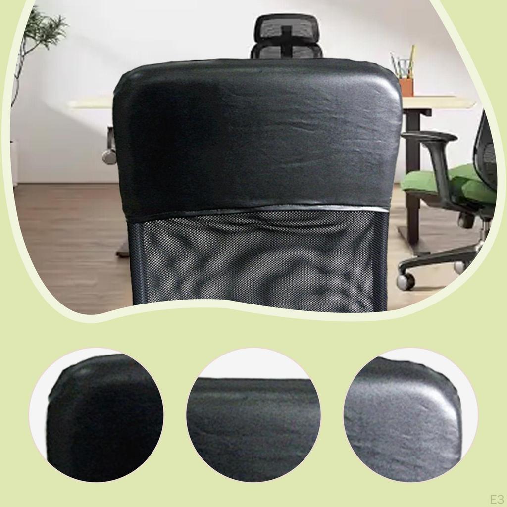 Office Chair Backrest Slipcover Desk Back Cover Soft,Computer Chairs
