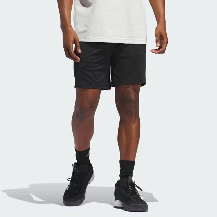 Adidas Legends 3 Stripes Basketball Shorts Basketball Shorts Men's Black IU2432