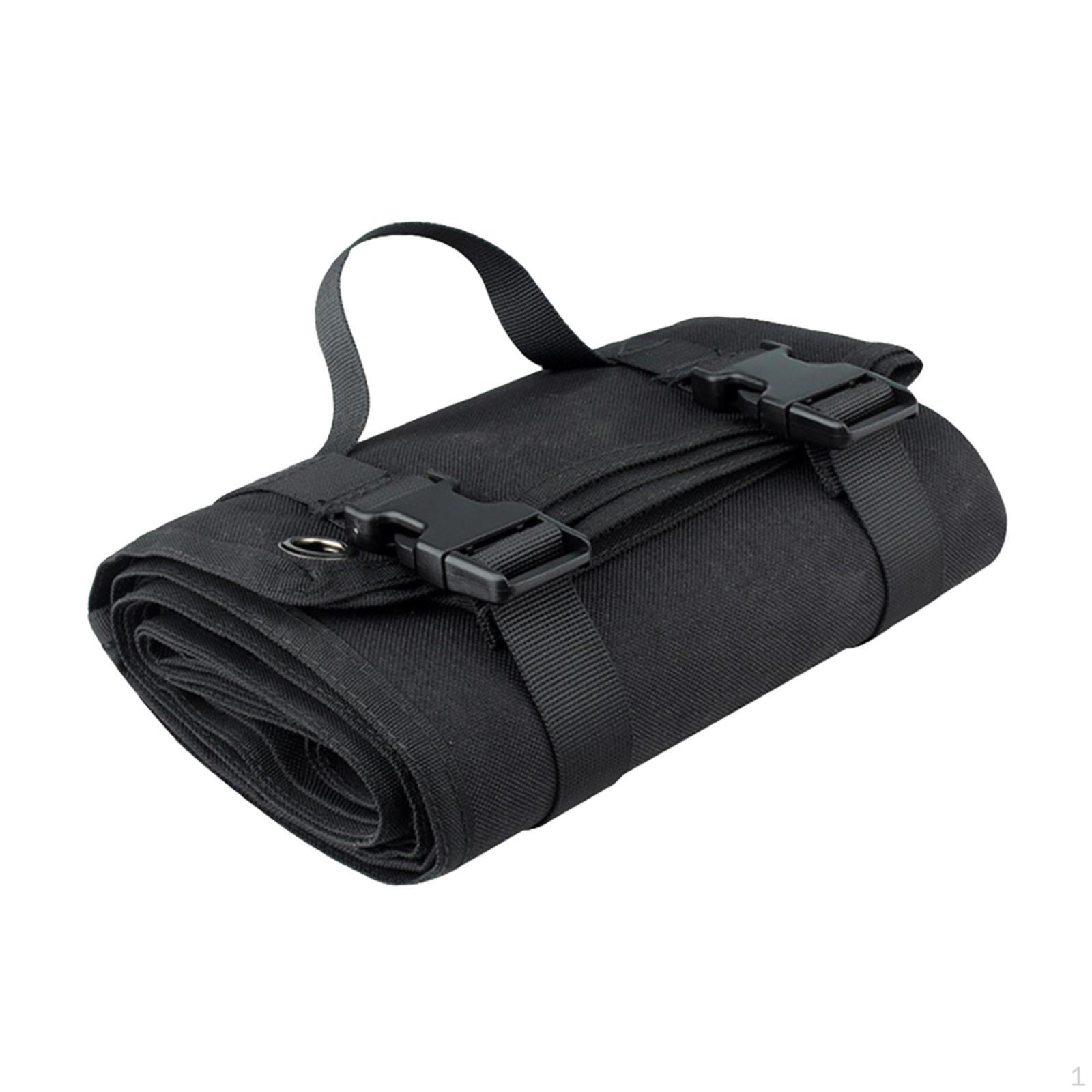 

Roll up Shooting Mat Resting Convenient Hunting for BBQ Outdoor Training чёрный