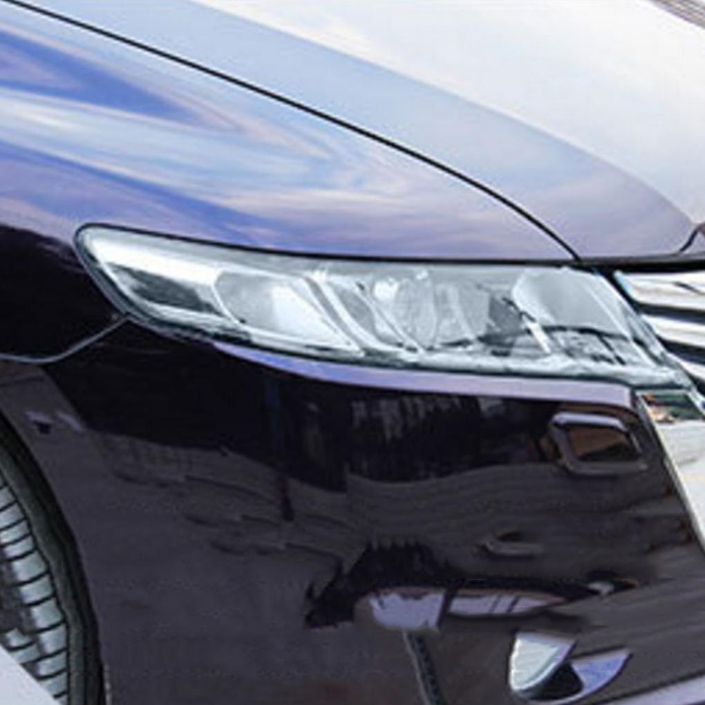 Yellow Car Tail Fog Head Light Headlight Tint Film Cover 30x60cm