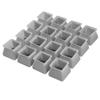 Good-16Pcs Chair Leg Caps Silicone Floor Protector Square Furniture Table Feet Cover Anti-Slip Bottom Chair Pads