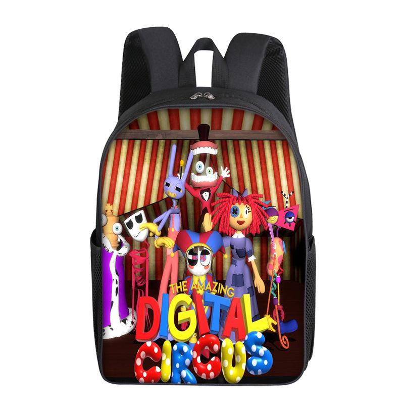 Magic Digital Circus Theamazingdigitalcircus School Bag Primary School Students Single Layer Backpack