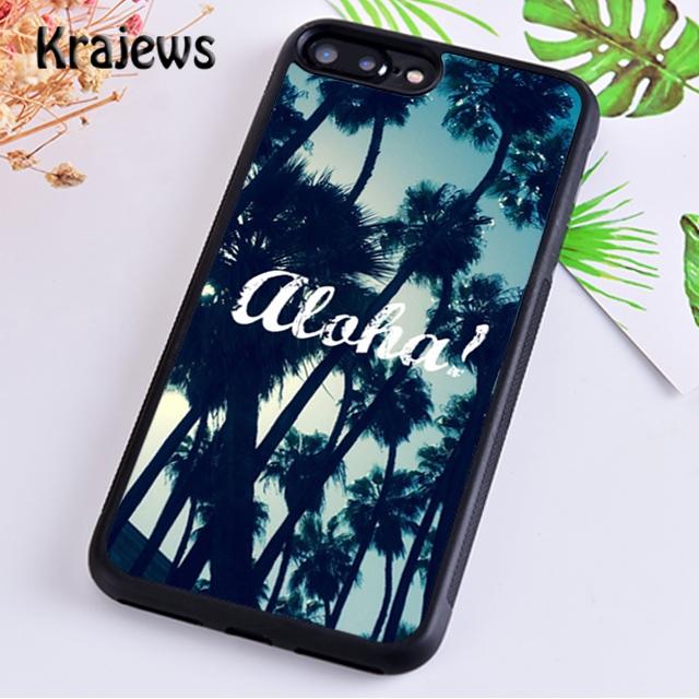 Aloha Hawaii Hawaiian Beach Palms For iPhone 17 Air 16 Phone Case Cover 15 14 Plus 12 13 Pro Max Fundas