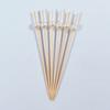 100PCS Disposable Fruit Tags, Pearl Decor Bamboo Sticks, Sharp Tip Luxury Style Skewers, for Cocktails Dessert Cakes Afternoon Tea Decorations