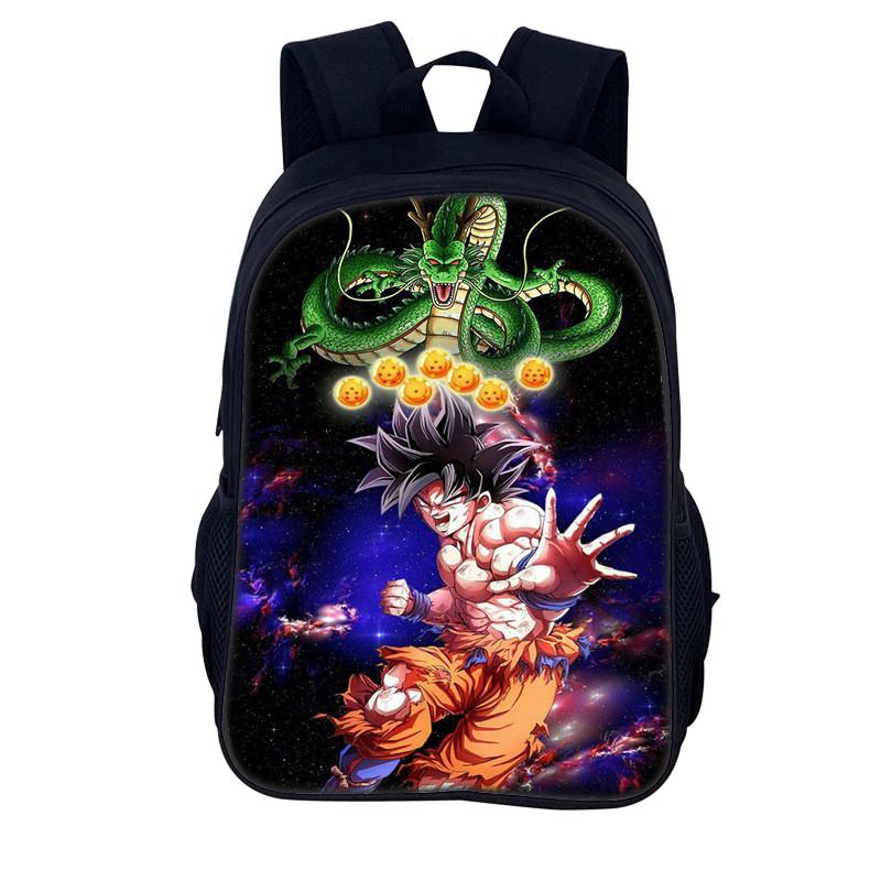 Dragon Ball Ryggsäck För Män Kvinnor Nylon Vardaglig Skolresväska