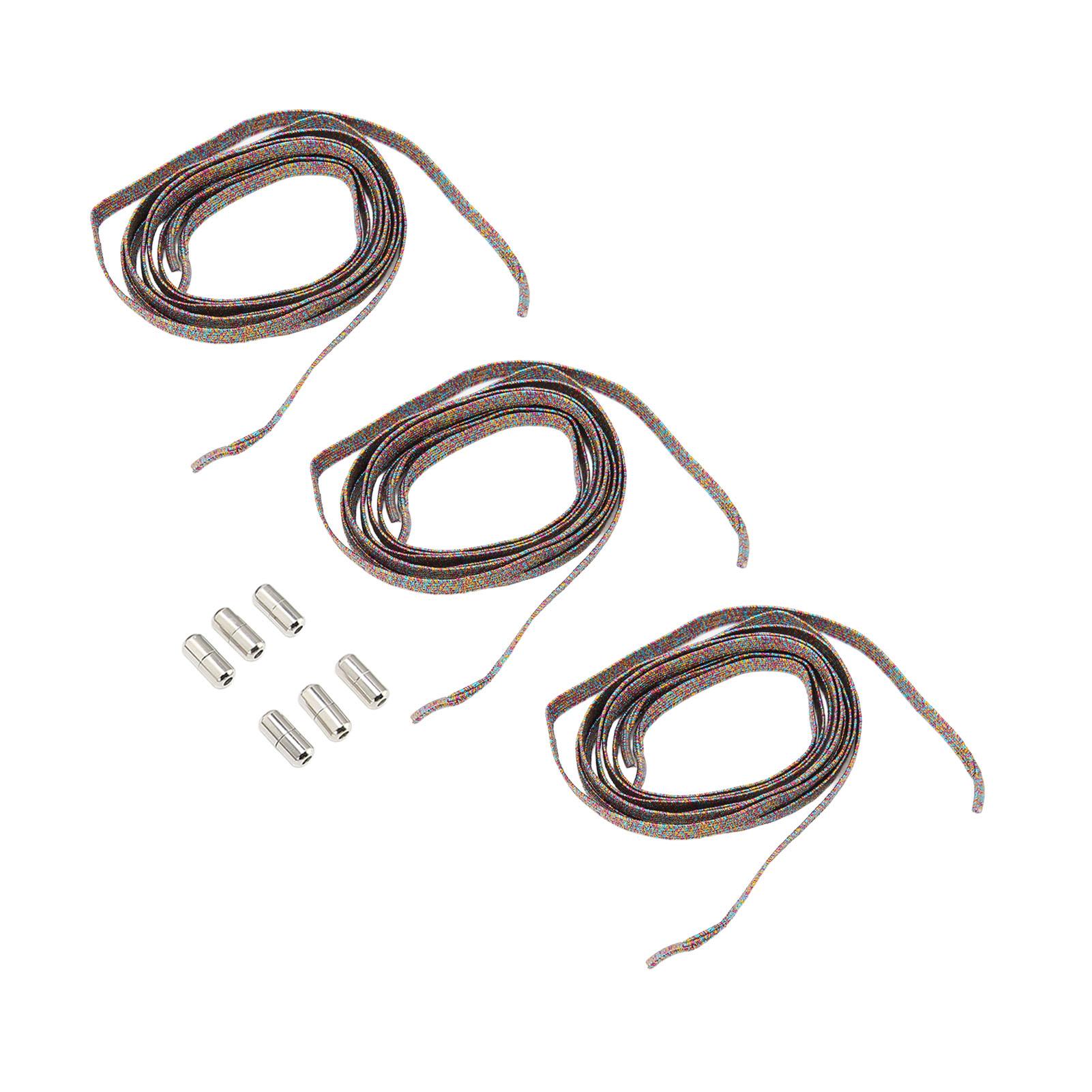 

3 комплекта безшнурковых шнурков 6 эластичных шнурков 6 плотно затягивающихся фиксаторов для детей взрослых пожилых #1