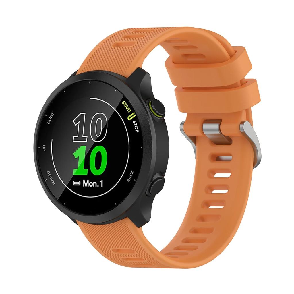 20mm Silicone Watchband Strap For Garmin Forerunner 55 158 245 645 Smart Watch Band for Garmin Vivoactive 5 Venu SQ