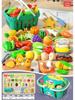 Peelable Pretend Play Fruits & Veggies Set - Fun Kitchen Toy for Children