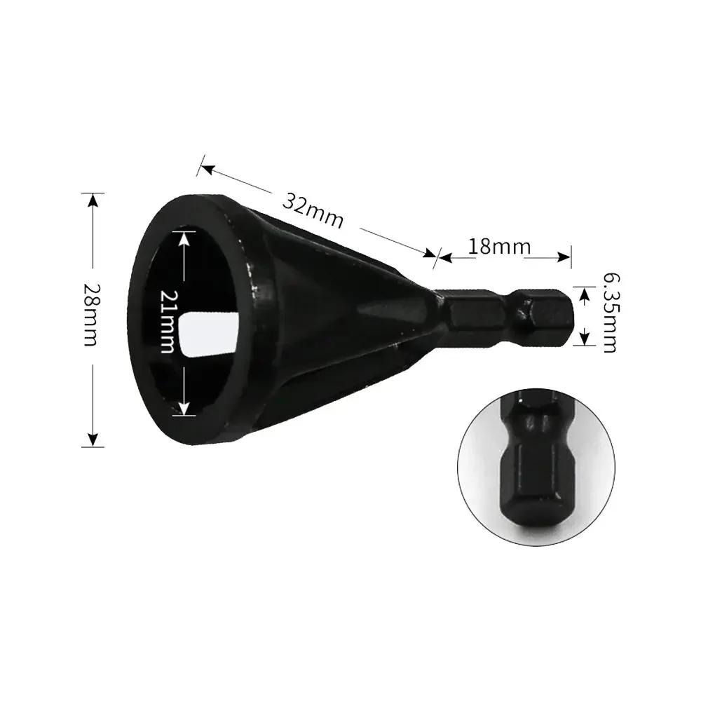 Stainless Steel External Chamfer Bit Repairs Damaged Bolts Remove Burr Tools Practical Metal Layer Shearing Cutter Accessories