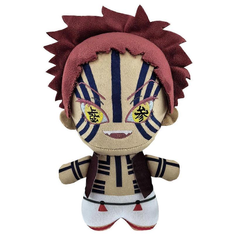 Plush Doll Toy Akaza Cosplay Anime Demon Slayer: Kimetsu No Yaiba Tsugikuni Yoriichi Kokushibo Cute Soft Stuffed Pillow 20cm