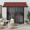 Manual Awning Burgundy Red 350 X 250 Cm