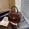 Women's Bag 2025 New Trendy High-end Fashion Retro Versatile Niche Design Messenger Bag Portable Saddle Bag