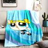 Die Powerpuff Girls Motivdecke Geeignet für das Sofa Camping und Reisen Hergestellt aus weichem Flanellmaterial Ein ideales Geschenk für Anlässe wie Geburtstag