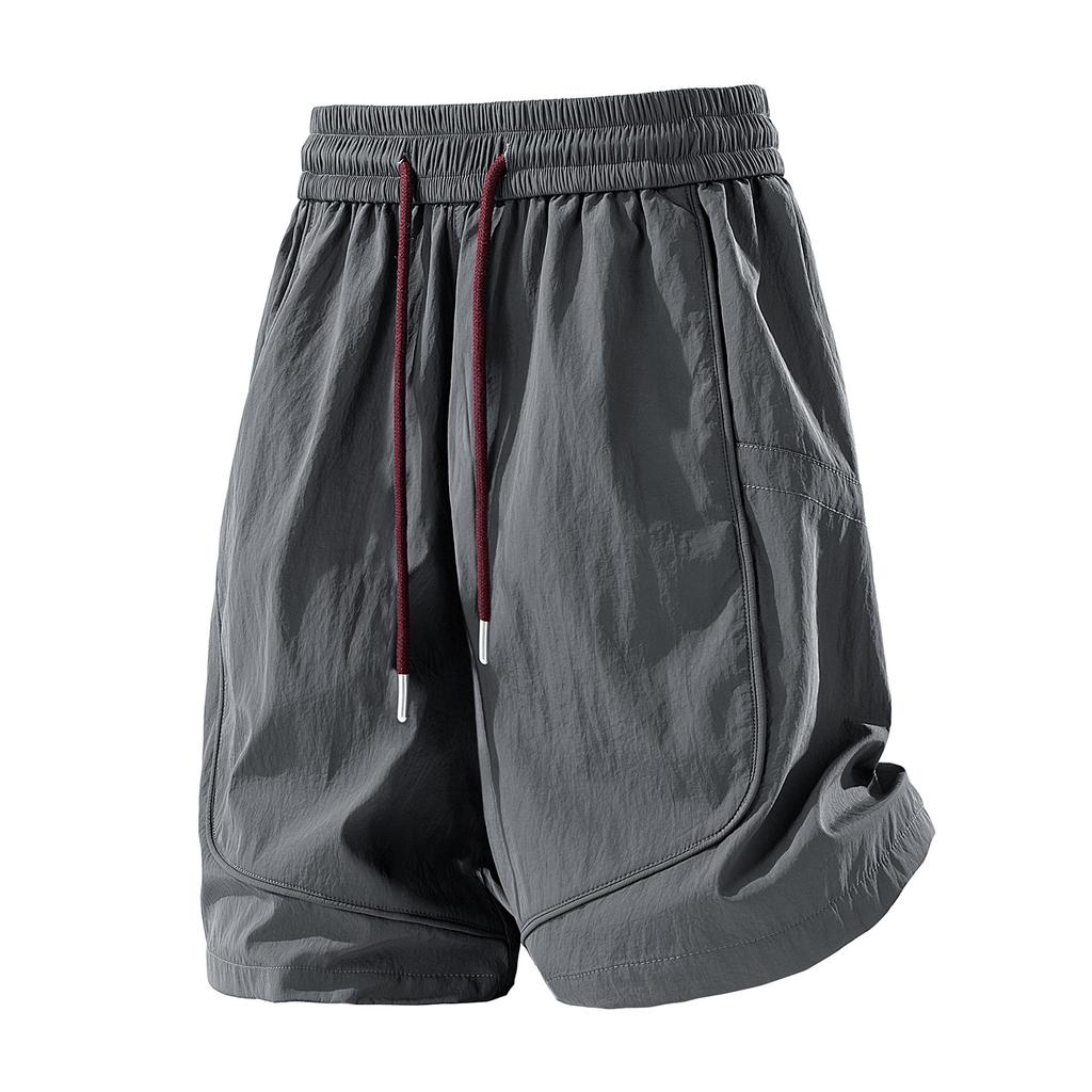 Youth Summer Shorts: Couples' Loose-Fit Casual Straight-Leg Sports Cropped Shorts