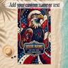 Birds Theme Soft Beach Towel Personalized Custom Name Text Towel Portable for Beach Pool Travel