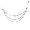 Diy Personality Butterfly Heart Star Pendant Shoulder Bag Metal Chain Straps