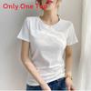 Basic Cotton T Shirt For Women With Short Sleeves And Round Neck For Casual Summer Wear