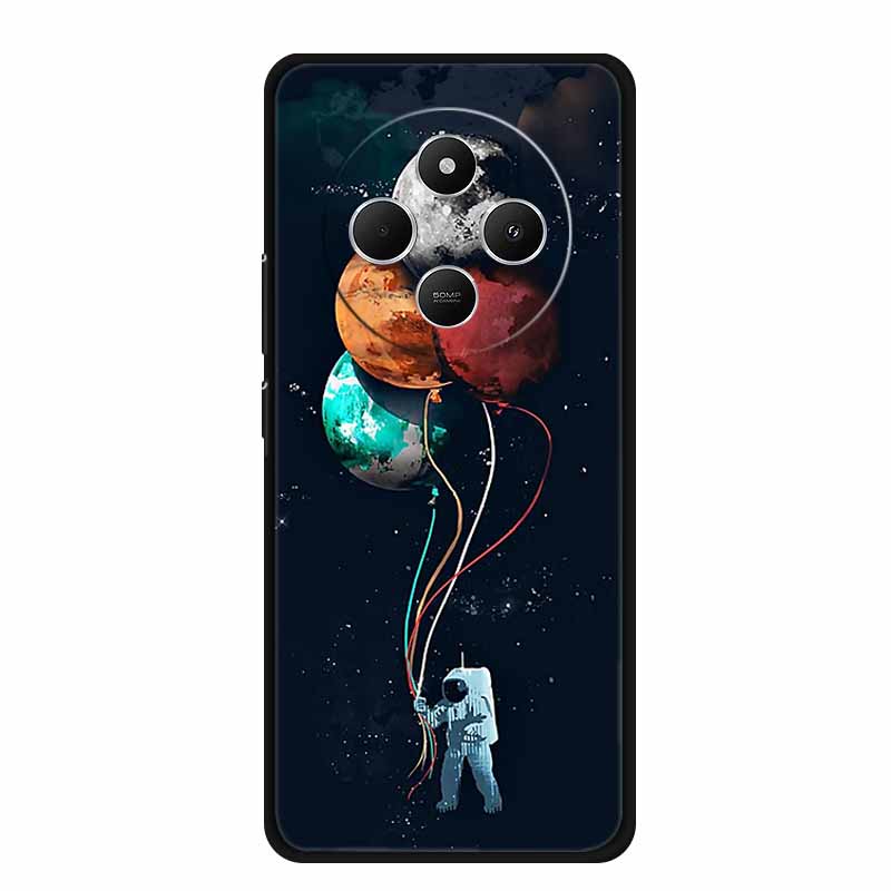 For Xiaomi Poco C75 Case PocoC75 Coque Black Silicone Soft Phone Case For Redmi 14C 14R A3 Pro Back Cover Case Redmi14C 14 C Bag