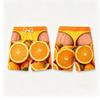 Tropical Fruit Pattern Beach Shorts for Men, Funny and Interesting, Pranky, Casual