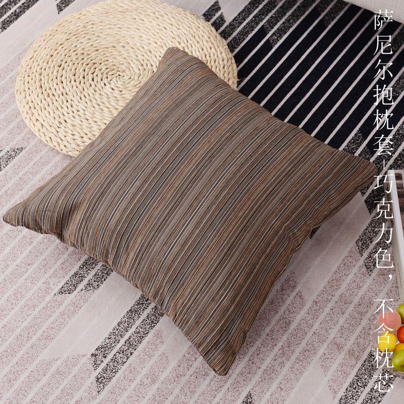 

Скандинавская Доступная Роскошь Толстая Ткань Накидка на Подушку Чехол Подушки Гостиная Диван Большая Прикроватная Подушка с Наполнителем Автомобильная Поясничная Подушка Sanil Pillow-Chocolate Pillowcase only 45X45cm