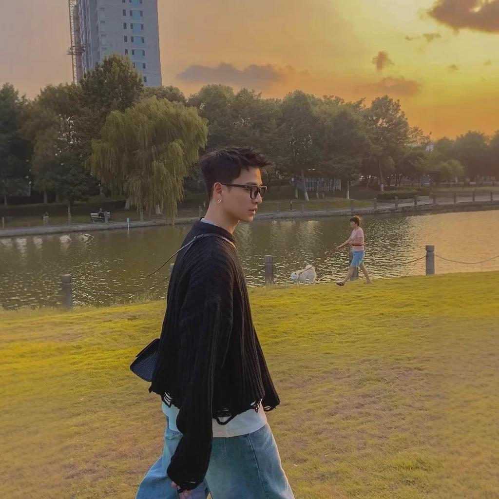 Pánský podzimní/zimní volný korejský pletený svetr s třásněmi