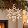 Portable Seasonal Ornament Christmas Snowflake Hanging Ornament, Decorative Xmas Tree Pendant, Shatterproof Decoration for Durable Festive Keepsake