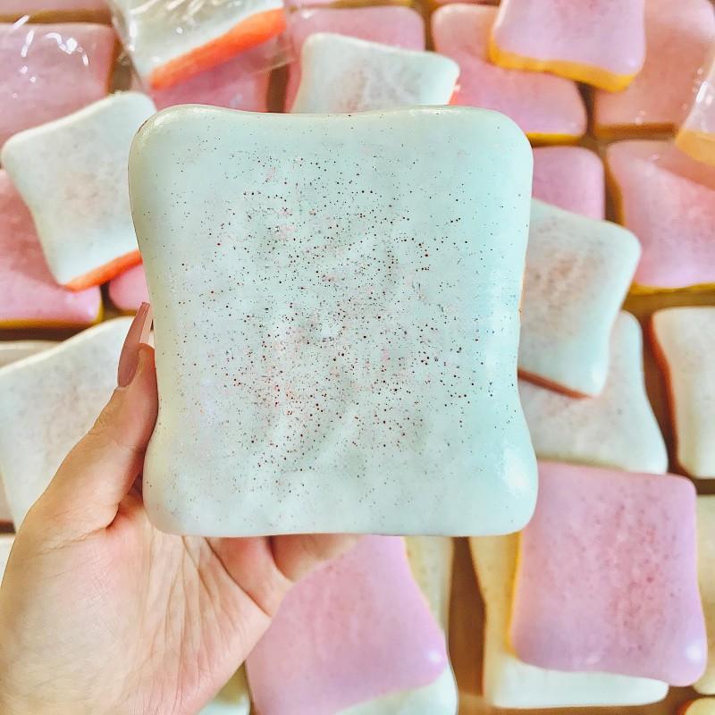 Squishy Simulated Toast Bread Squeeze Toy Slow Rising Stress Relief Sensory Fidget for Anxiety ADHD Autism Gifts for Kids Adults