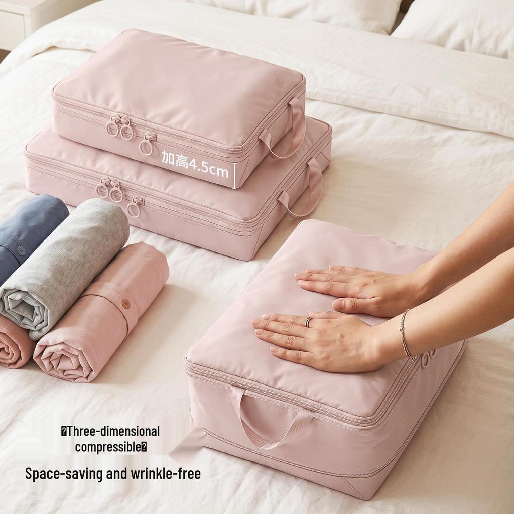 2026 New Style Compressible Travel Bag - Space-Saving, Wrinkle-Free Clothing Organizer for Suitcases