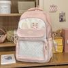 School bag, Japanese INS style, new high-value schoolbag, girls' sweet middle school pain backpack, lightweight large-capacity backpack