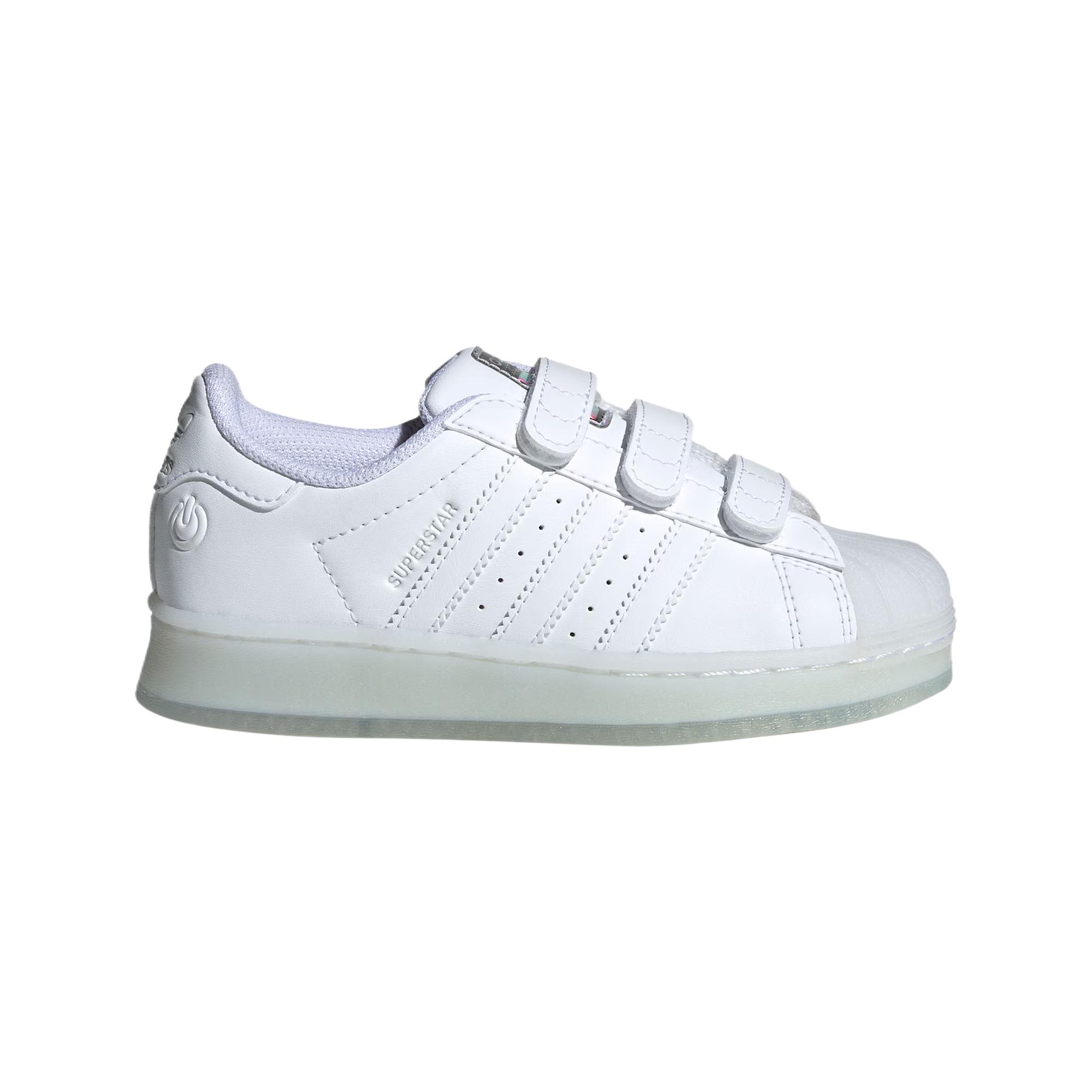 

New Adidas Superstar Series Abrasion Resistant Low Top Kids Skateboarding Shoes White Kids IH8008 34