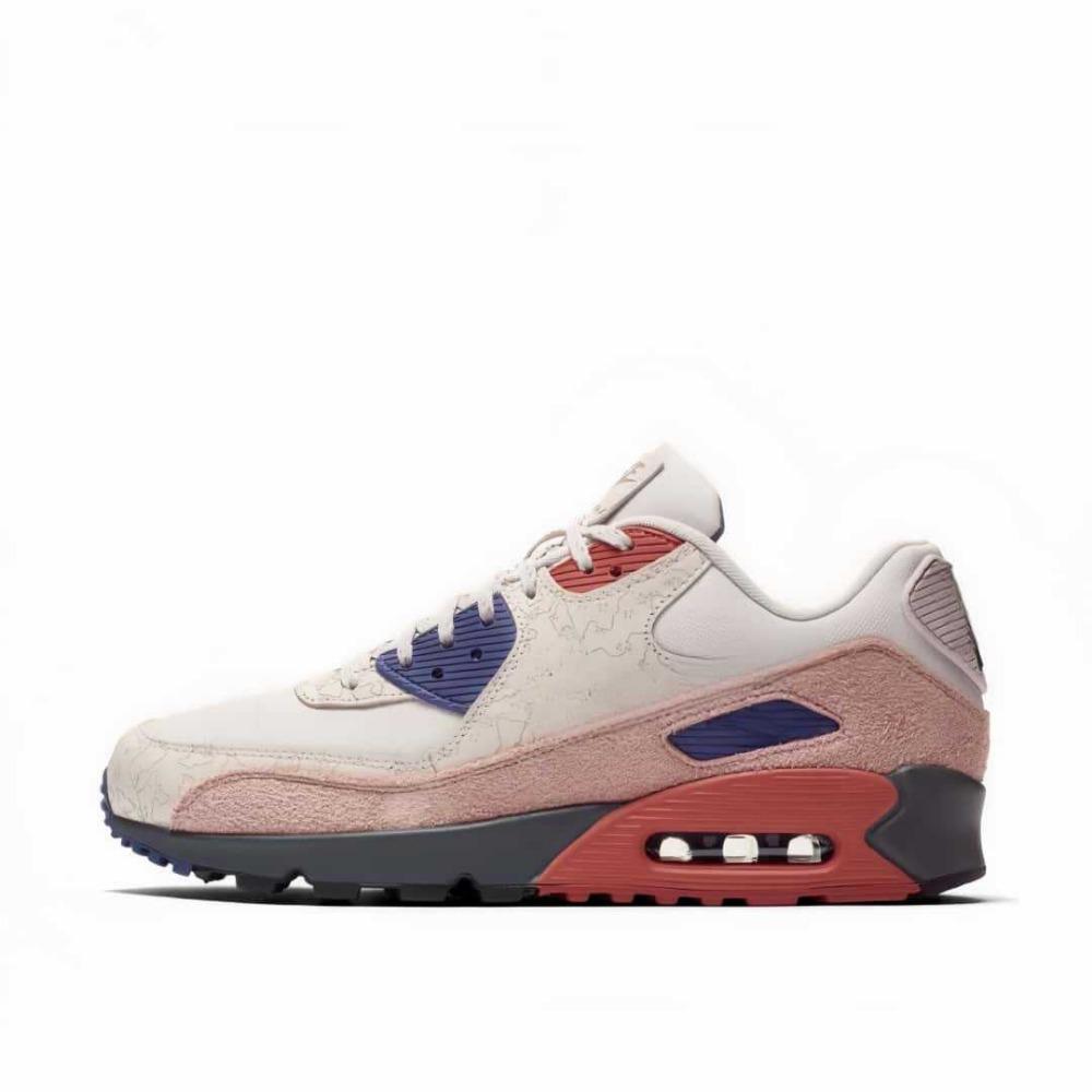 Shoes Men's and Women's Shoes Casual Inner Heightening Air Cushion Shoes Day of the Dead Navy Blue and White Porcelain