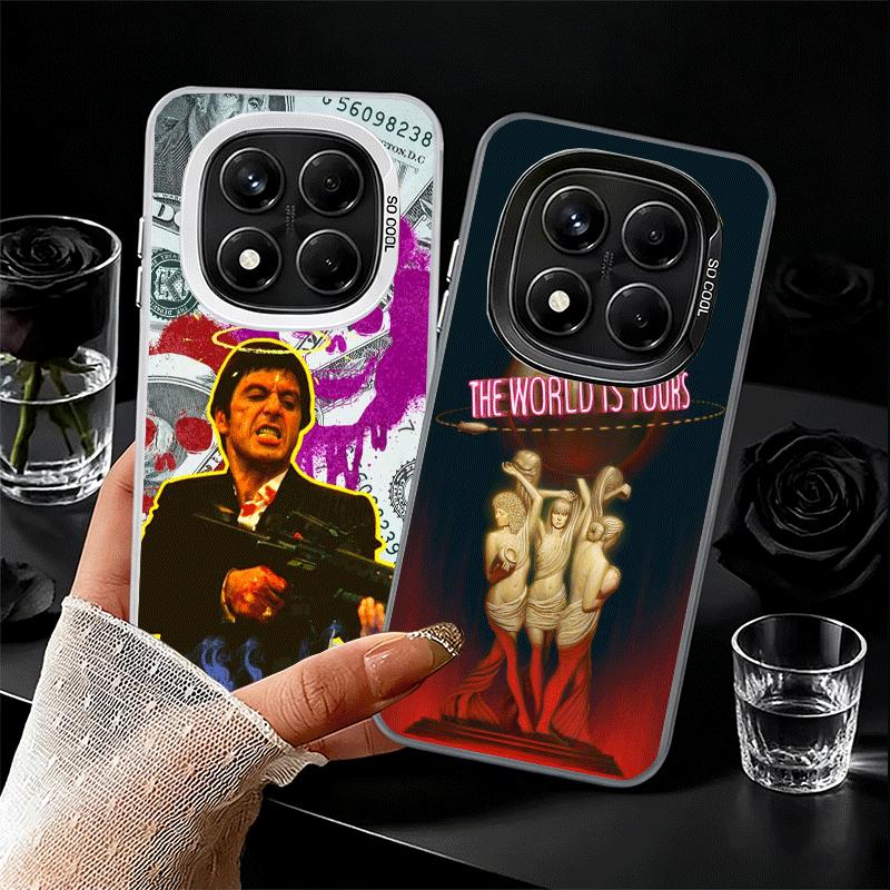 Scarface 1983 Al Pacino Soft Phone Case for Xiaomi Redmi Note 13 14 15 Pro Plus 12S 12 11S 11 11T 10S 10 Shockproof Cover Back S